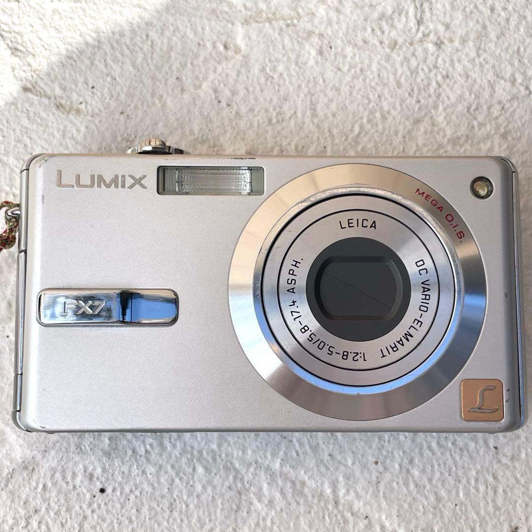 実写美⭕️良品【動作確認済】パナソニック LUMIX DMC-FX7 シルバー
