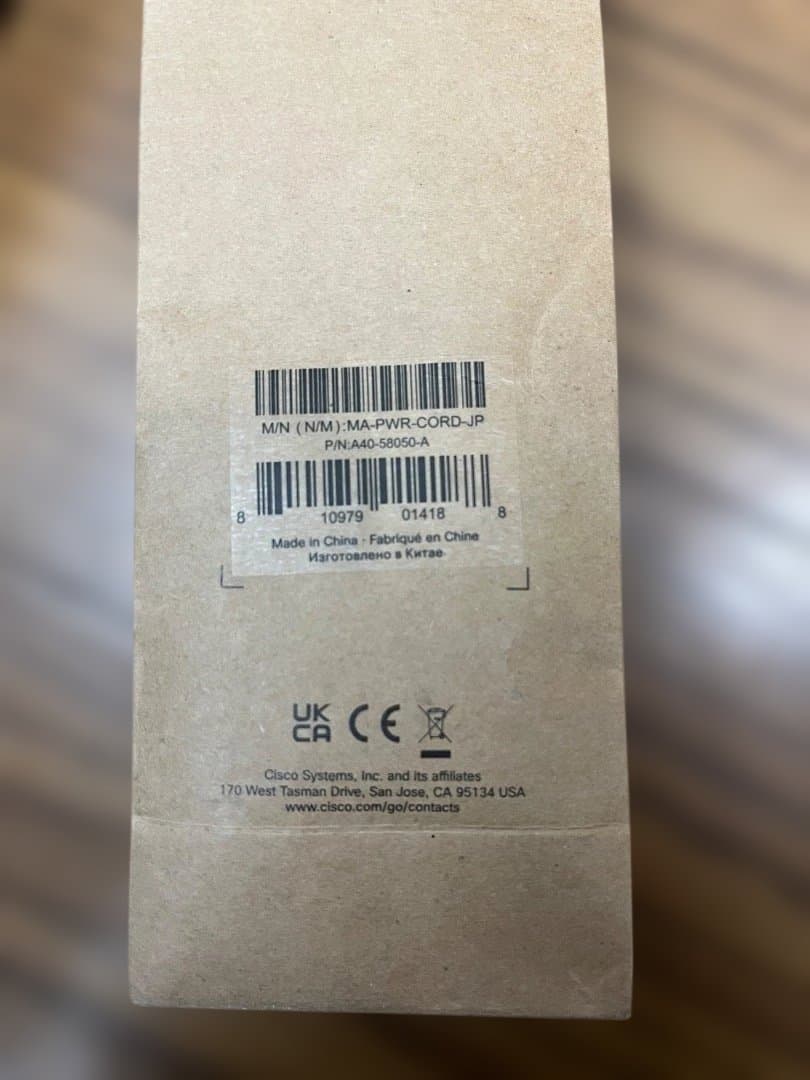 Cisco Meraki MX67-HW 有線LANルーター（純正AC紐付き）