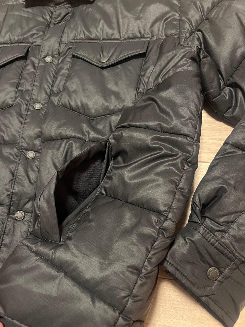 美品 ノースフェイス ダウンシャツ キャンプ シエラ スタッフド シャツ ダウン