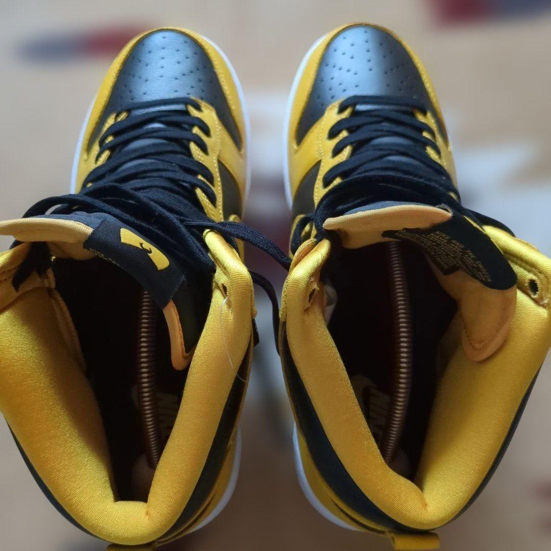 Nike Dunk High ウータン・クラン イエロー/ブラック 27cm