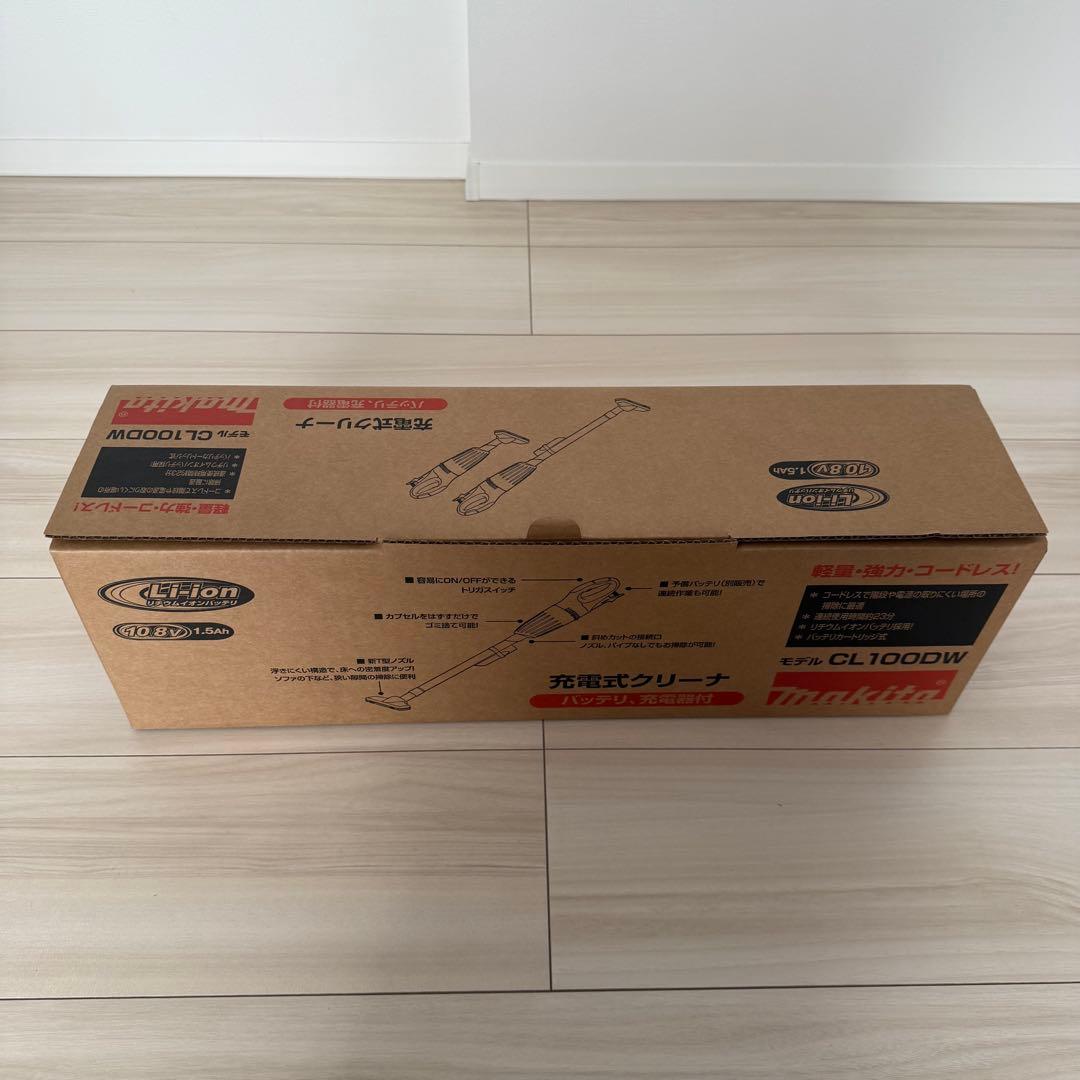 【新品未使用】makita マキタ　充電式クリーナー CL100DW
