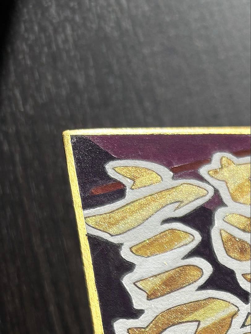 手描きイラスト　アナログイラスト　オリジナル　大色紙　お正月