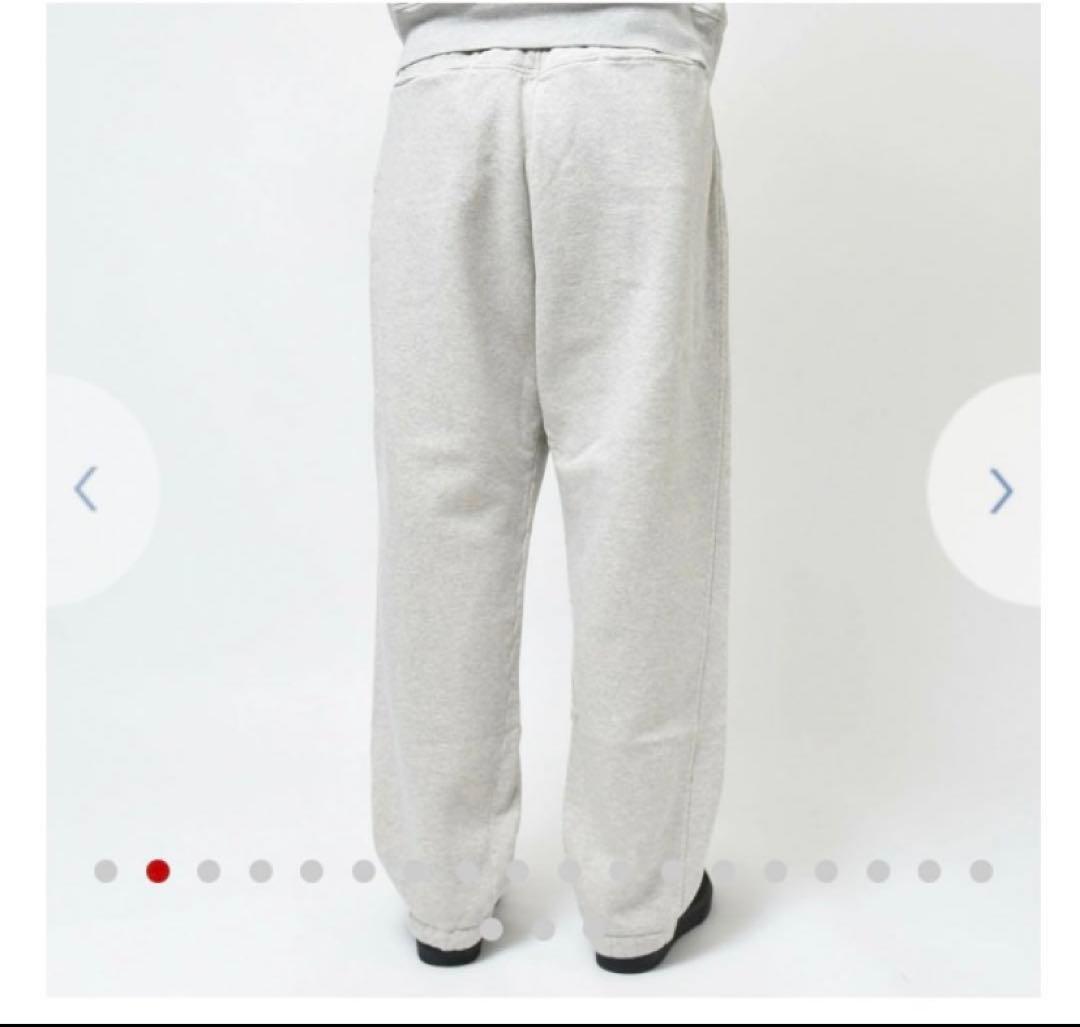 COMOLI コモリ コットン吊裏毛パンツ U03-05004