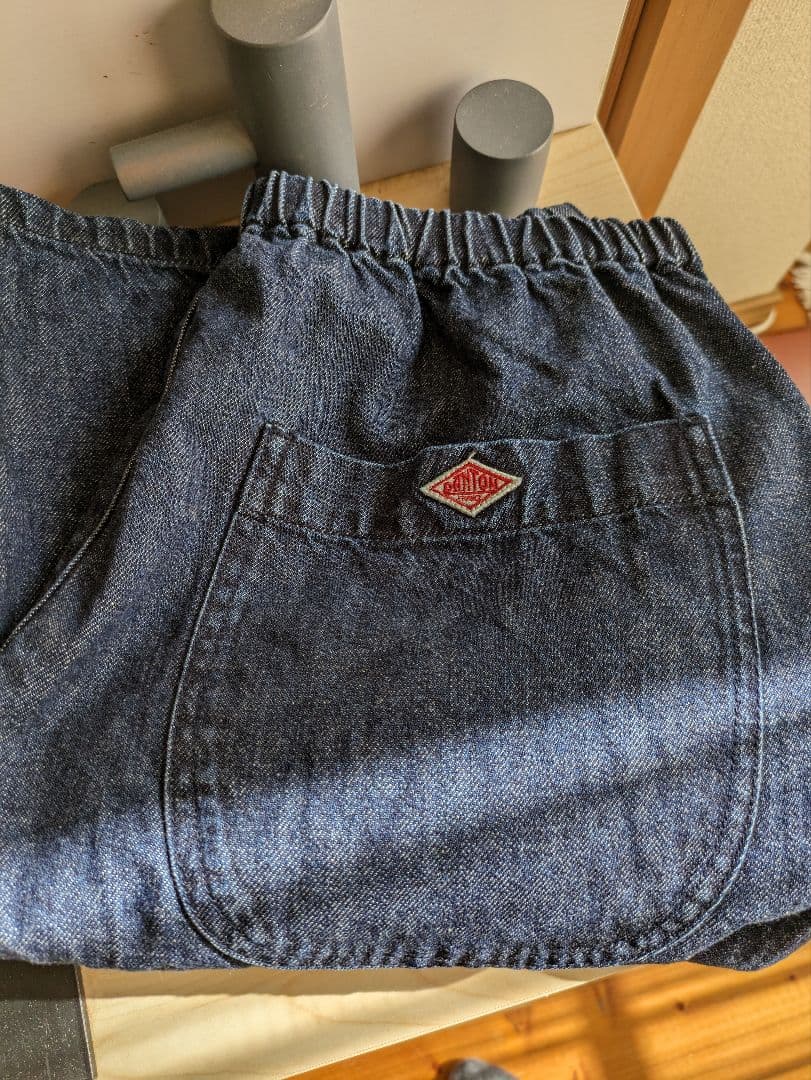 2023年 DANTONデニムイージーパンツ　36