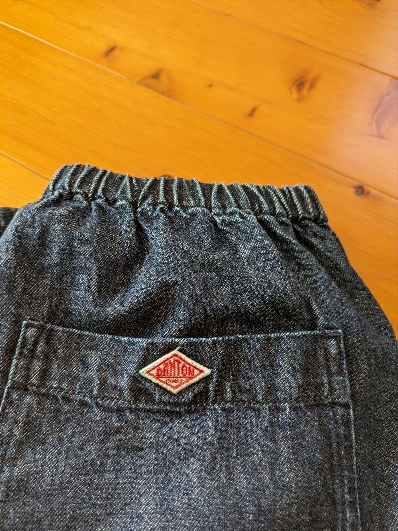 2023年 DANTONデニムイージーパンツ　36