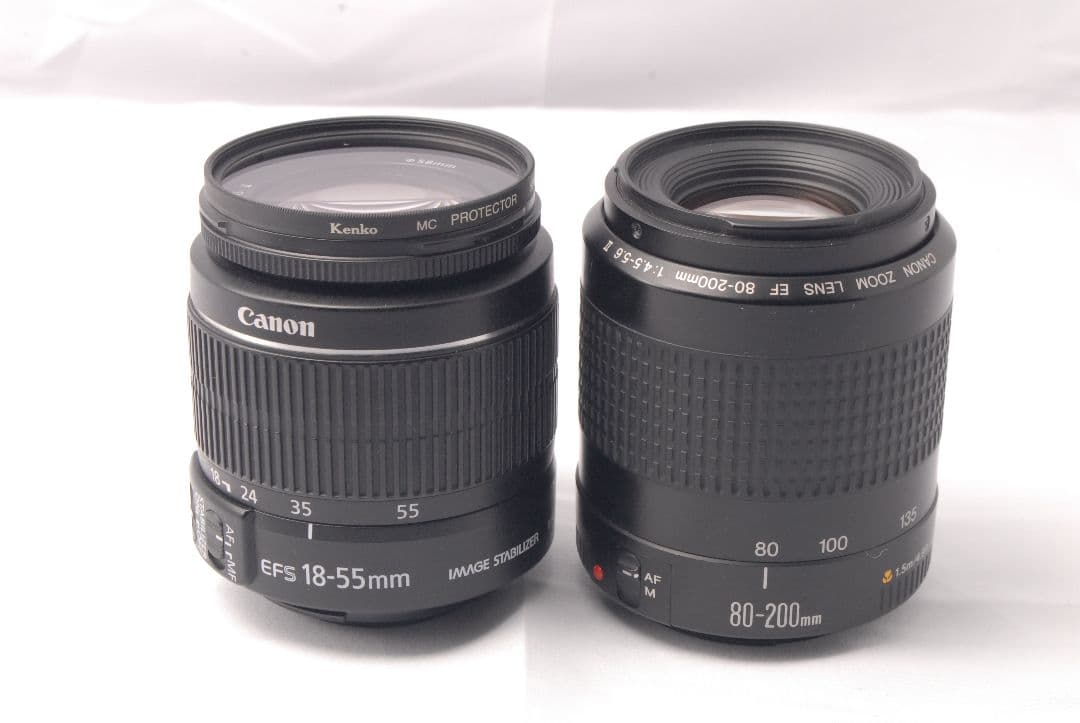 Canon EOS Kiss X5 ★ 一眼レフカメラ★望遠レンズ付☆Wレンズ☆