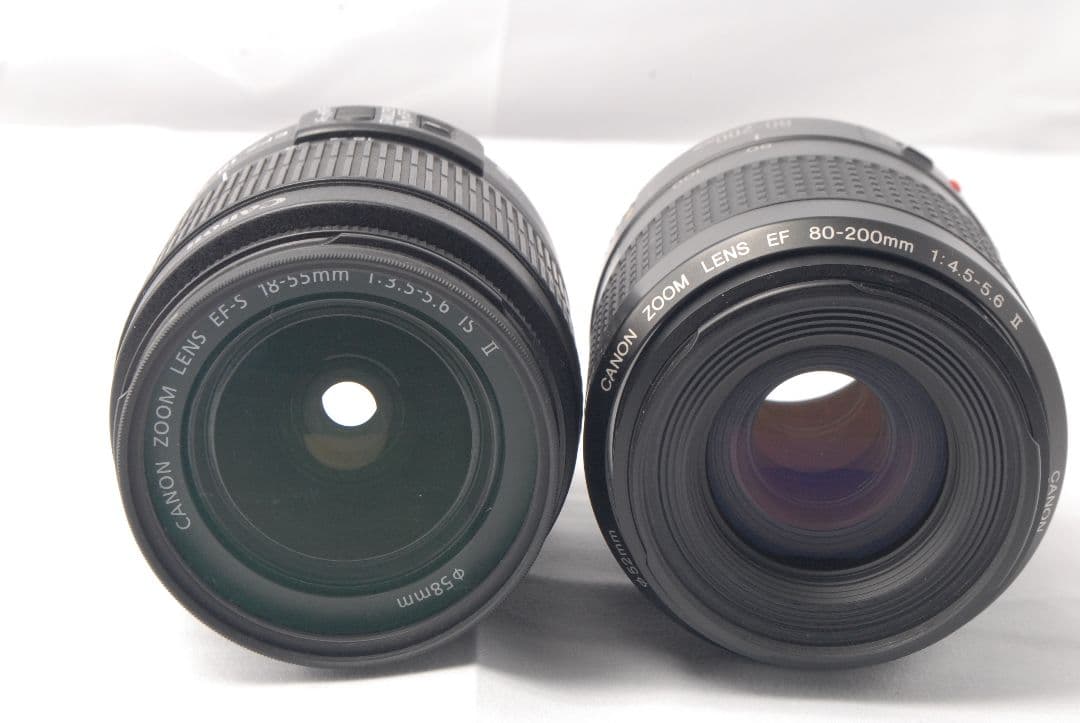 Canon EOS Kiss X5 ★ 一眼レフカメラ★望遠レンズ付☆Wレンズ☆