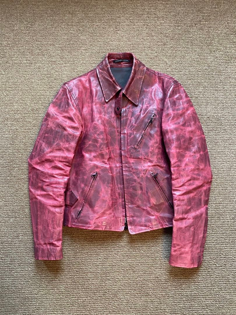 超激レア Y's for men × Justin Davis レザージャケット