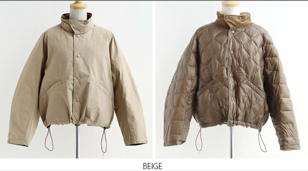 【新品未使用】REMI RELIEF レミレリーフ スタンドカラーコーチダウン