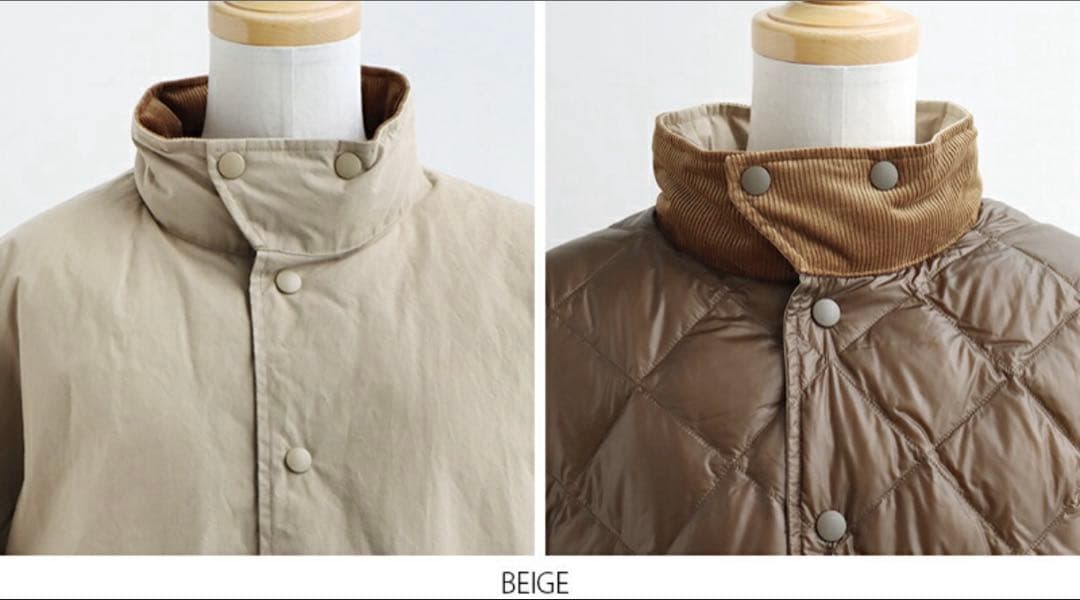 【新品未使用】REMI RELIEF レミレリーフ スタンドカラーコーチダウン