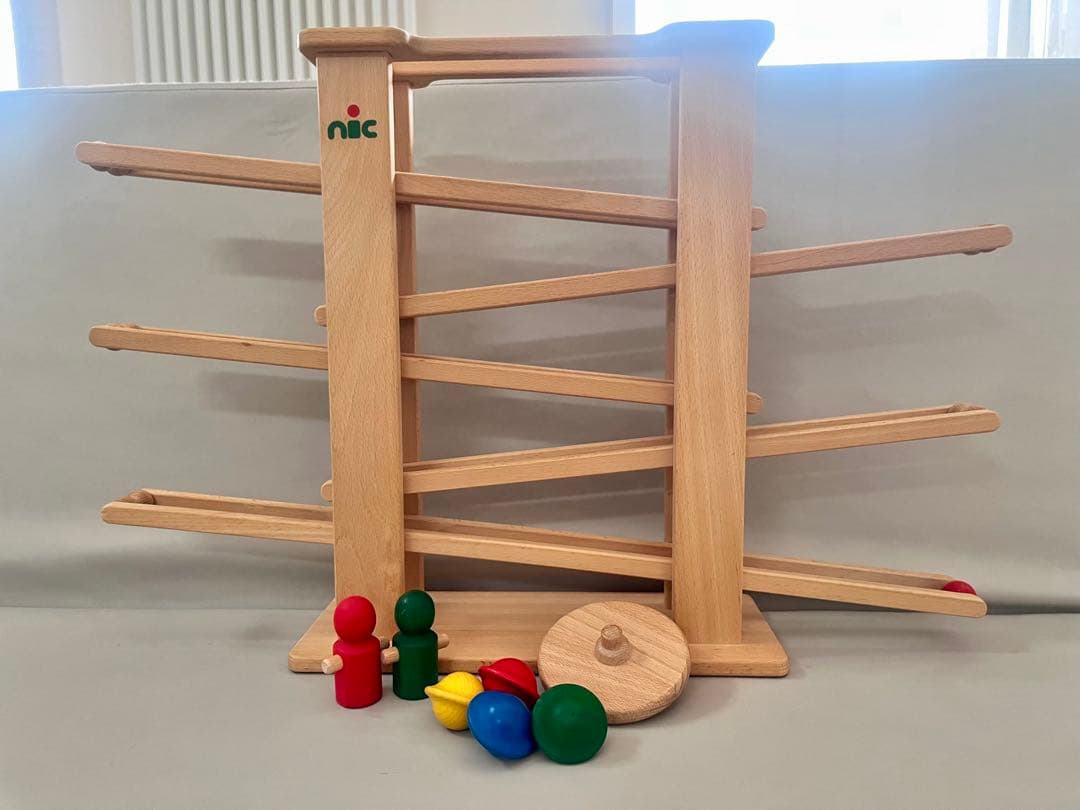 NIC ニック 木製 知育玩具 スロープ