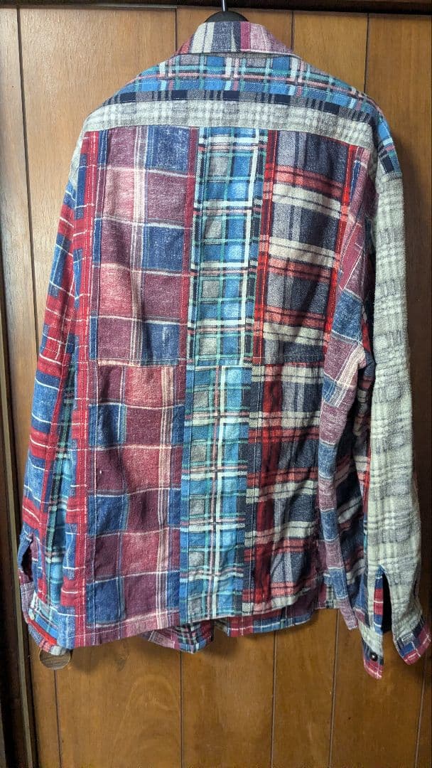 SEVEN BY SEVEN 　リワークフランネルシャツ　再構築　NEEDLES