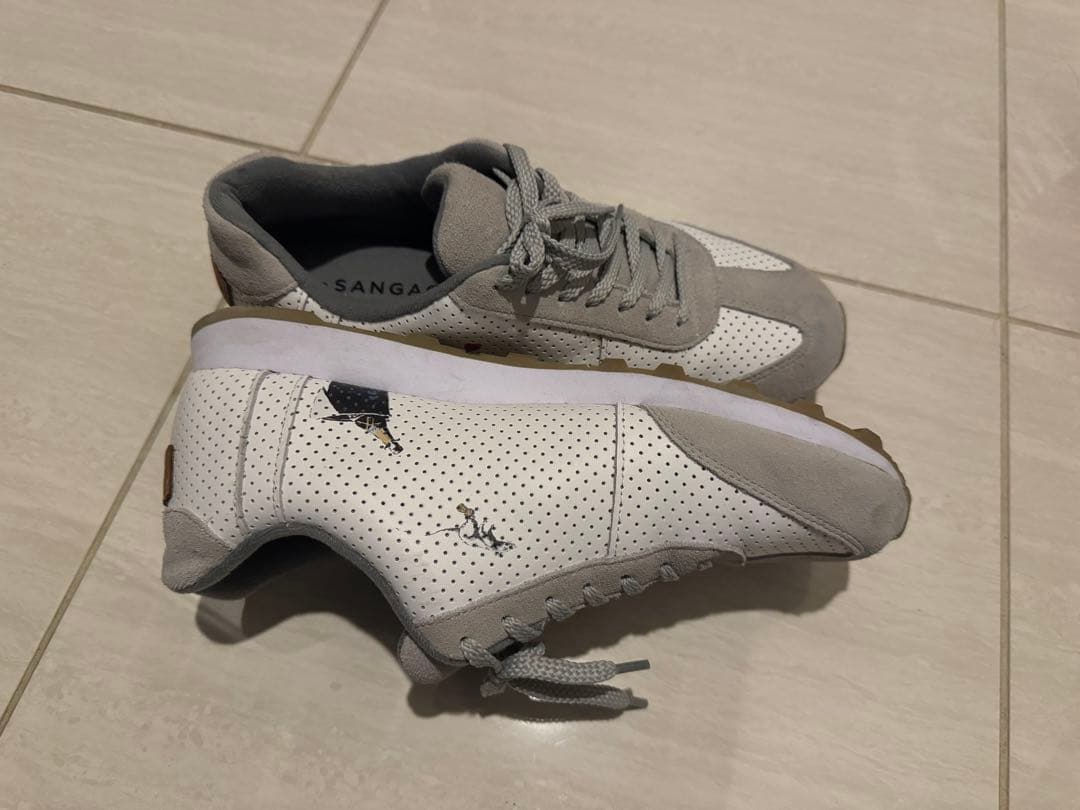 【特価】SANGACIO 27cm サンガッチョ　にゅーず　バンクシーコラボ