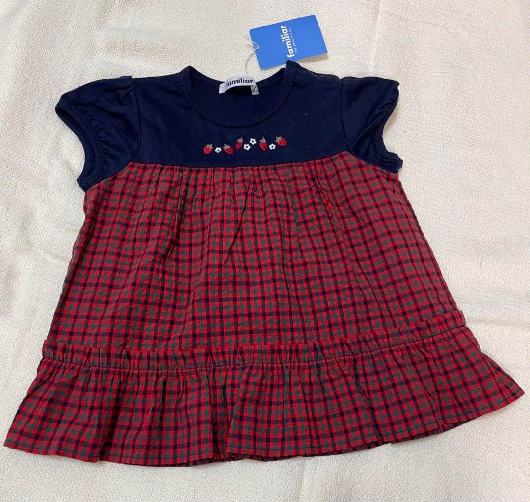 新品未使用　familiar ファミリア　チュニック　90