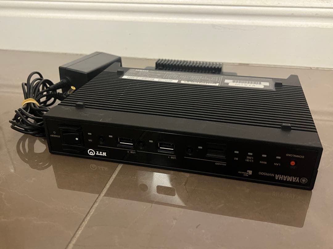 台付 ヤマハ ブロードバンド VoIPルーター NVR500