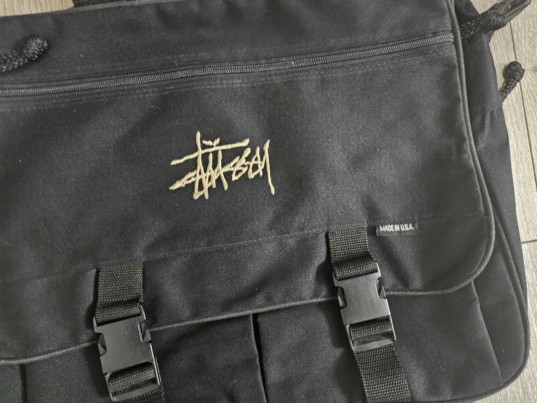 激レア 90s old stussy メッセンジャーバッグ 白タグ