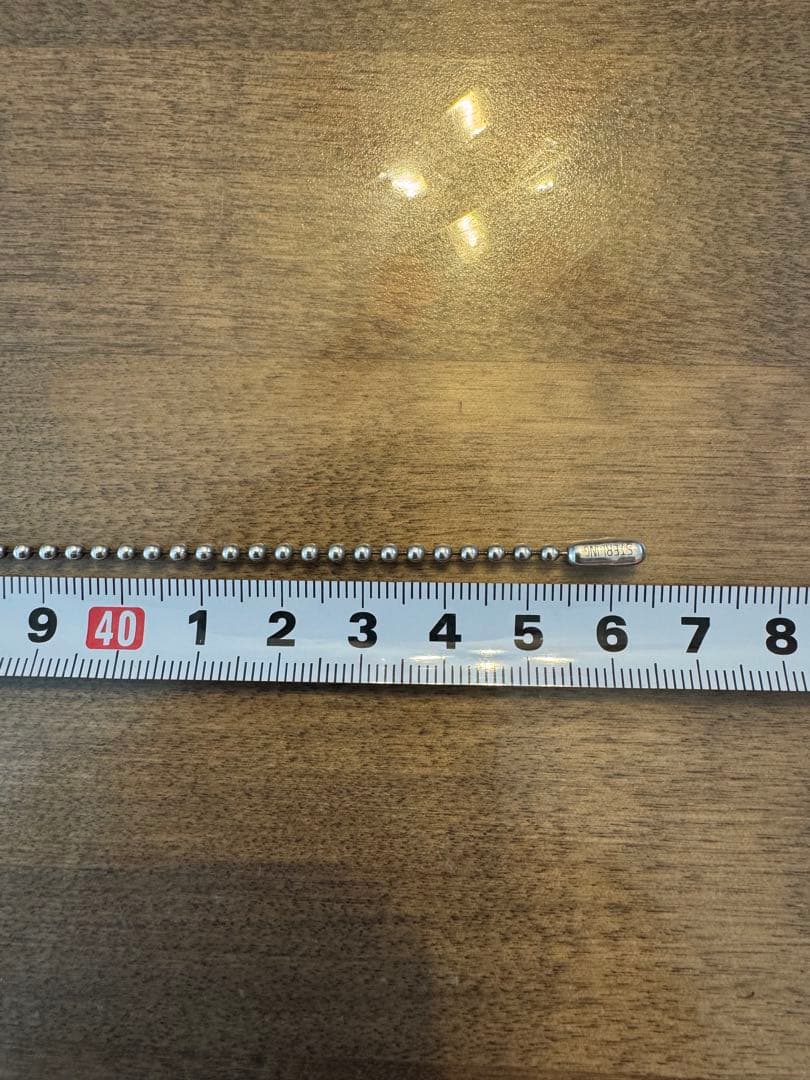 クロムハーツ　純正ボールチェーン　18インチ