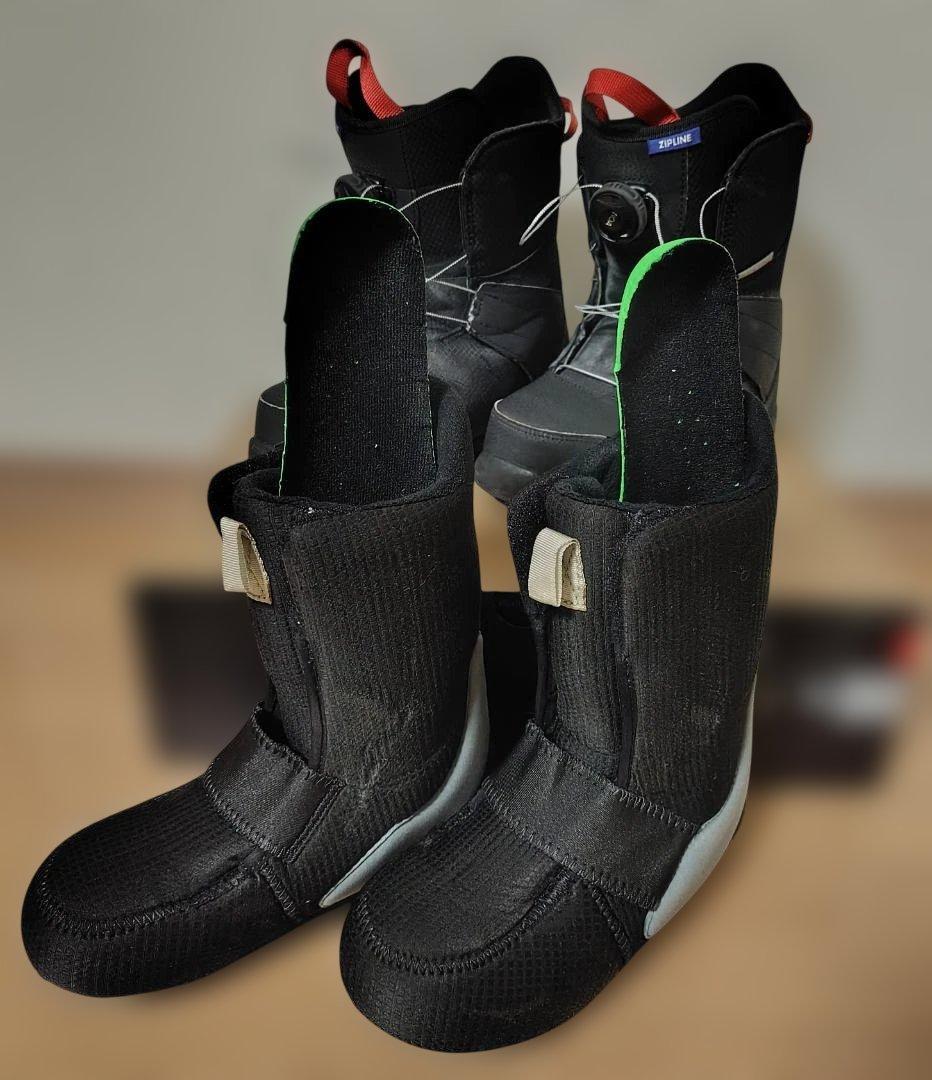 子ども用スノーボードブーツ BURTON ZiplineBOA 24cm