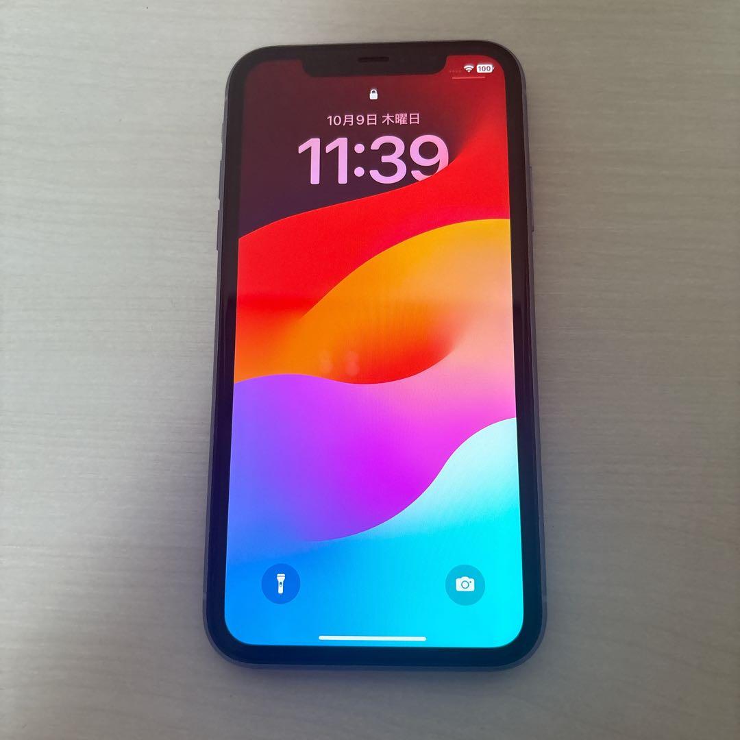iPhone 11 パープル 64GB SIMフリー