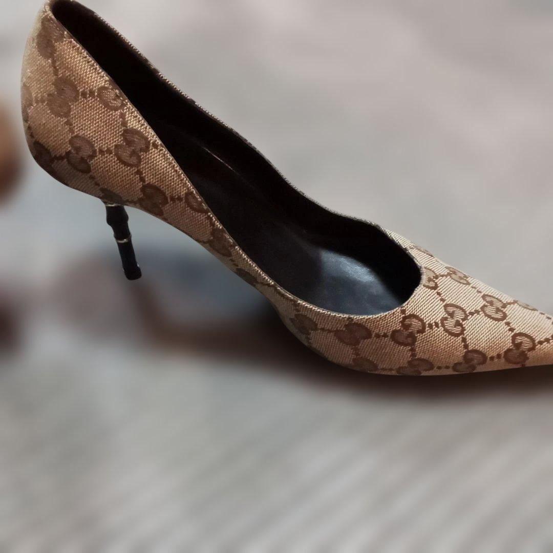 GUCCI　パンプス　24.5㎝　ヒール約7㎝　正規品