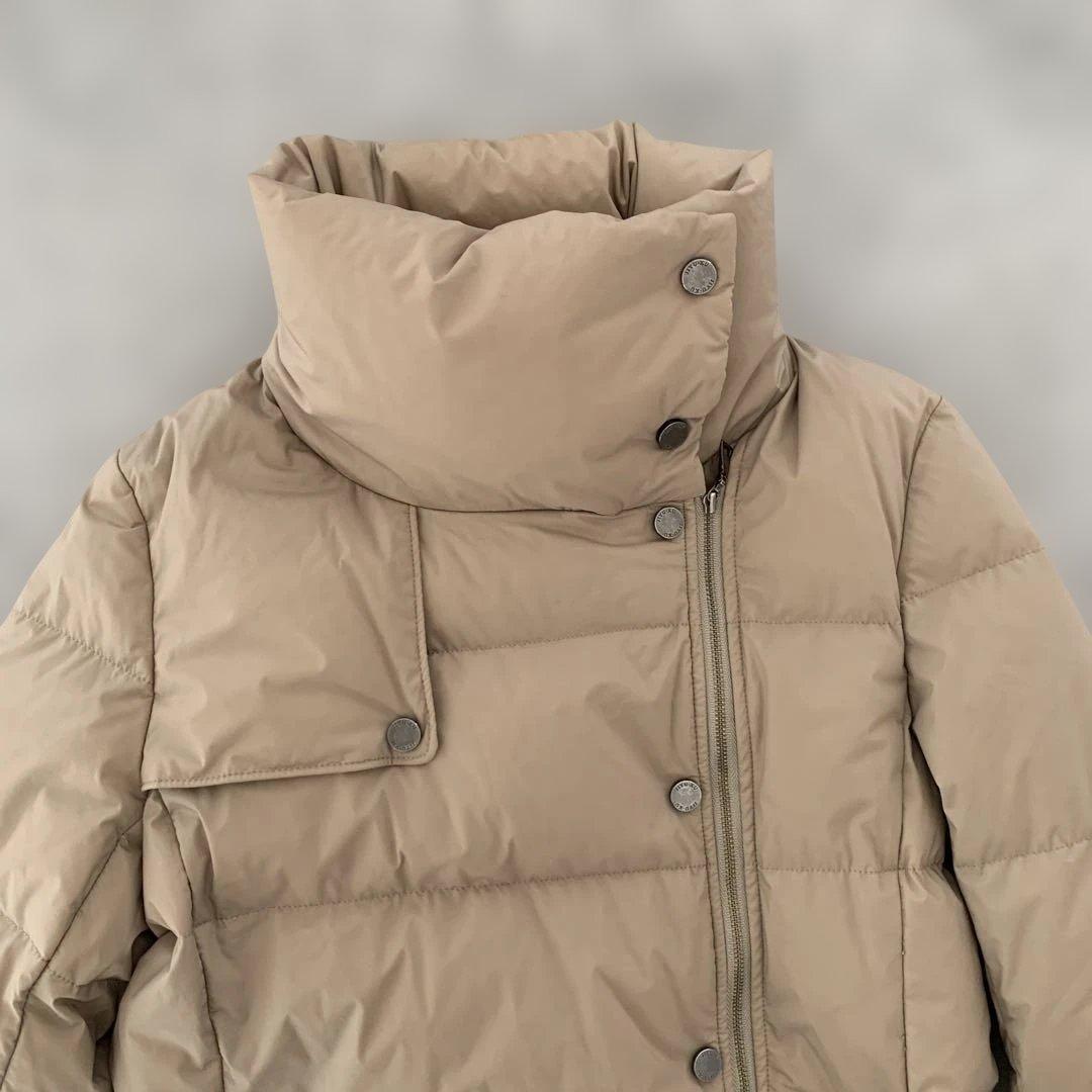 試着のみ✨自由区　ダウンコート　ショールカラー　Aライン　ベージュ