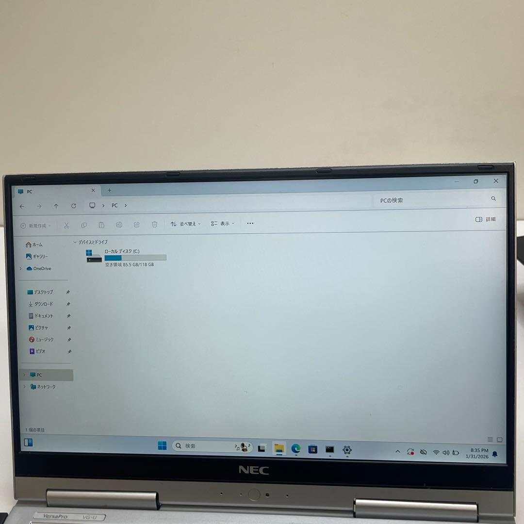 Windowsノート本体 NEC VERSAPRO VG-U i5-6200U 4Gb SSD128Gb