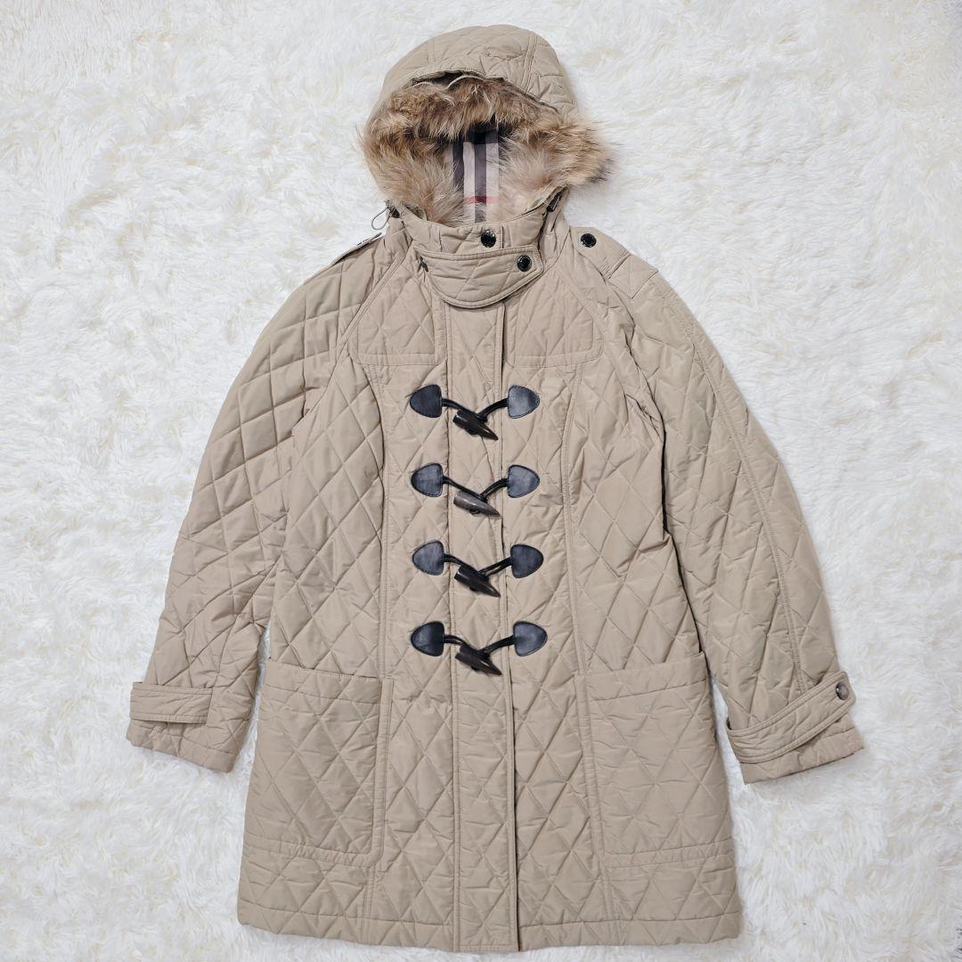 バーバリーロンドン 2way キルティング ダッフルコート 2XL ノバチェック