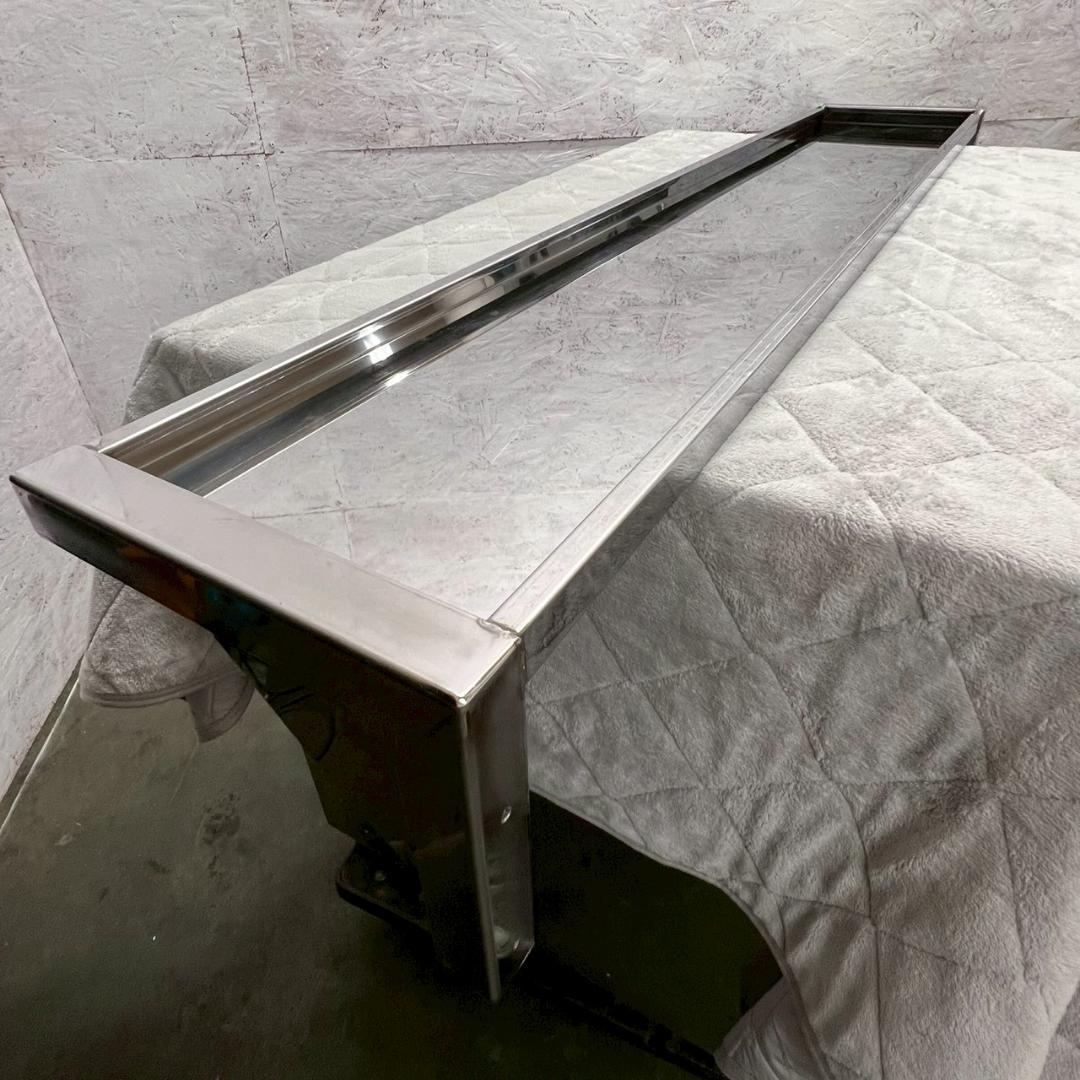 ステンレス製 平棚 吊棚 厨房用食器棚 W1640×D300 ⑥ Y1722