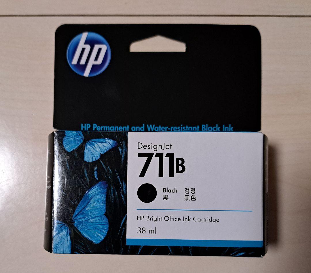 hp　純正　プロッター用インクカートリッジ　　711B　ブラック
