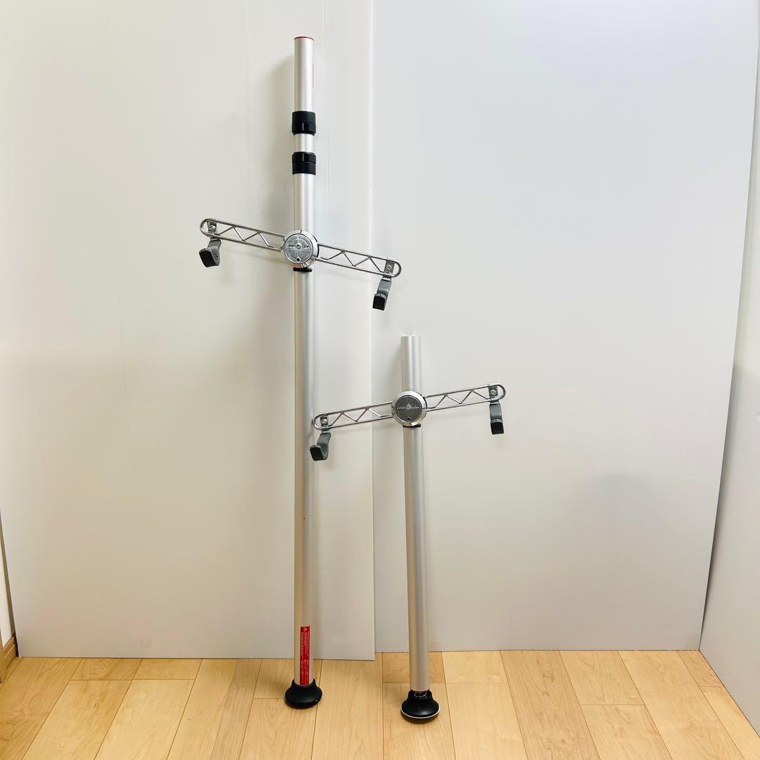 ミノウラ 突っ張り型バイクタワー 20D 自転車立て MINOURA シルバー