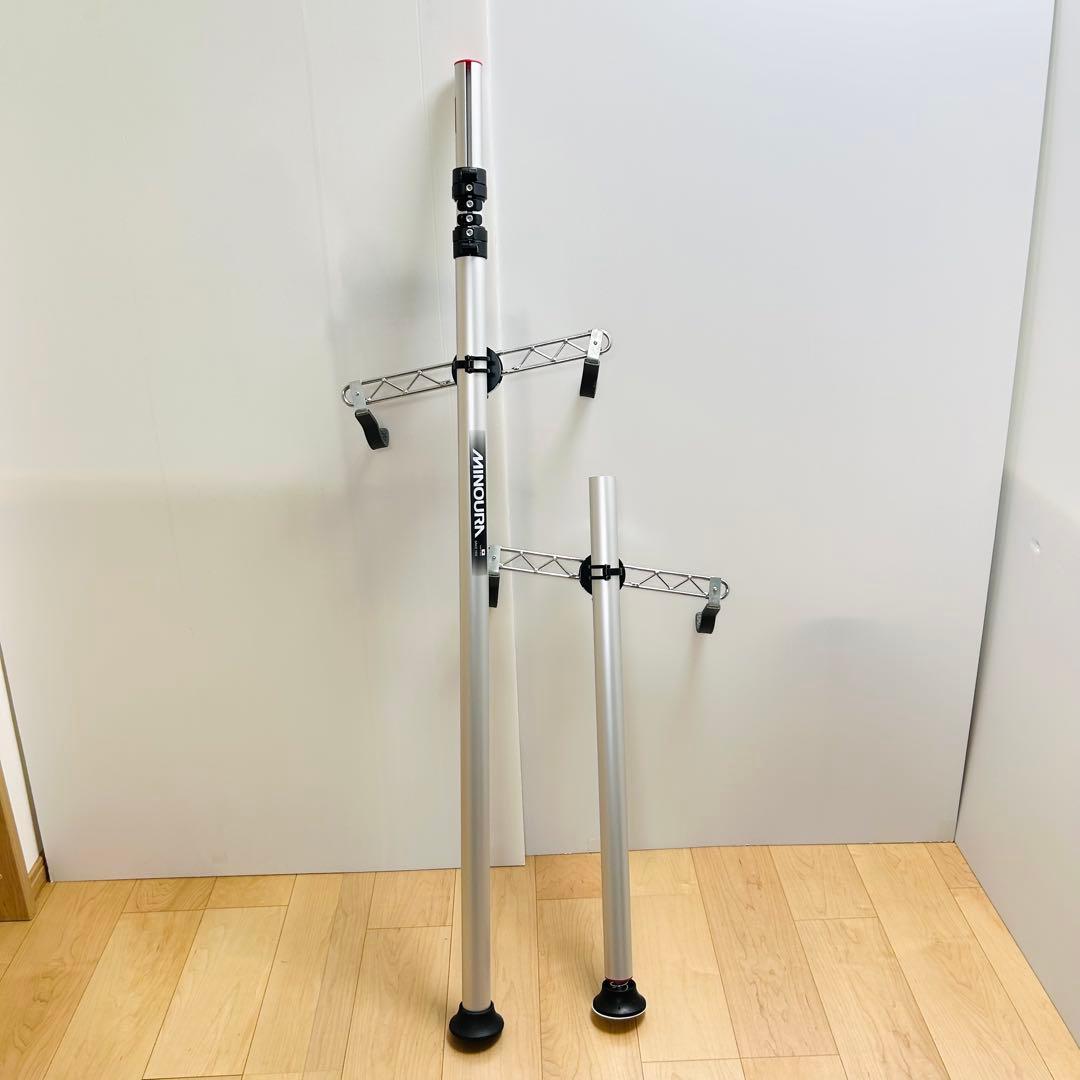 ミノウラ 突っ張り型バイクタワー 20D 自転車立て MINOURA シルバー