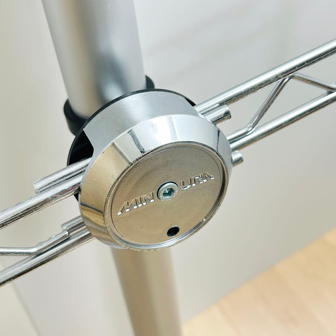 ミノウラ 突っ張り型バイクタワー 20D 自転車立て MINOURA シルバー