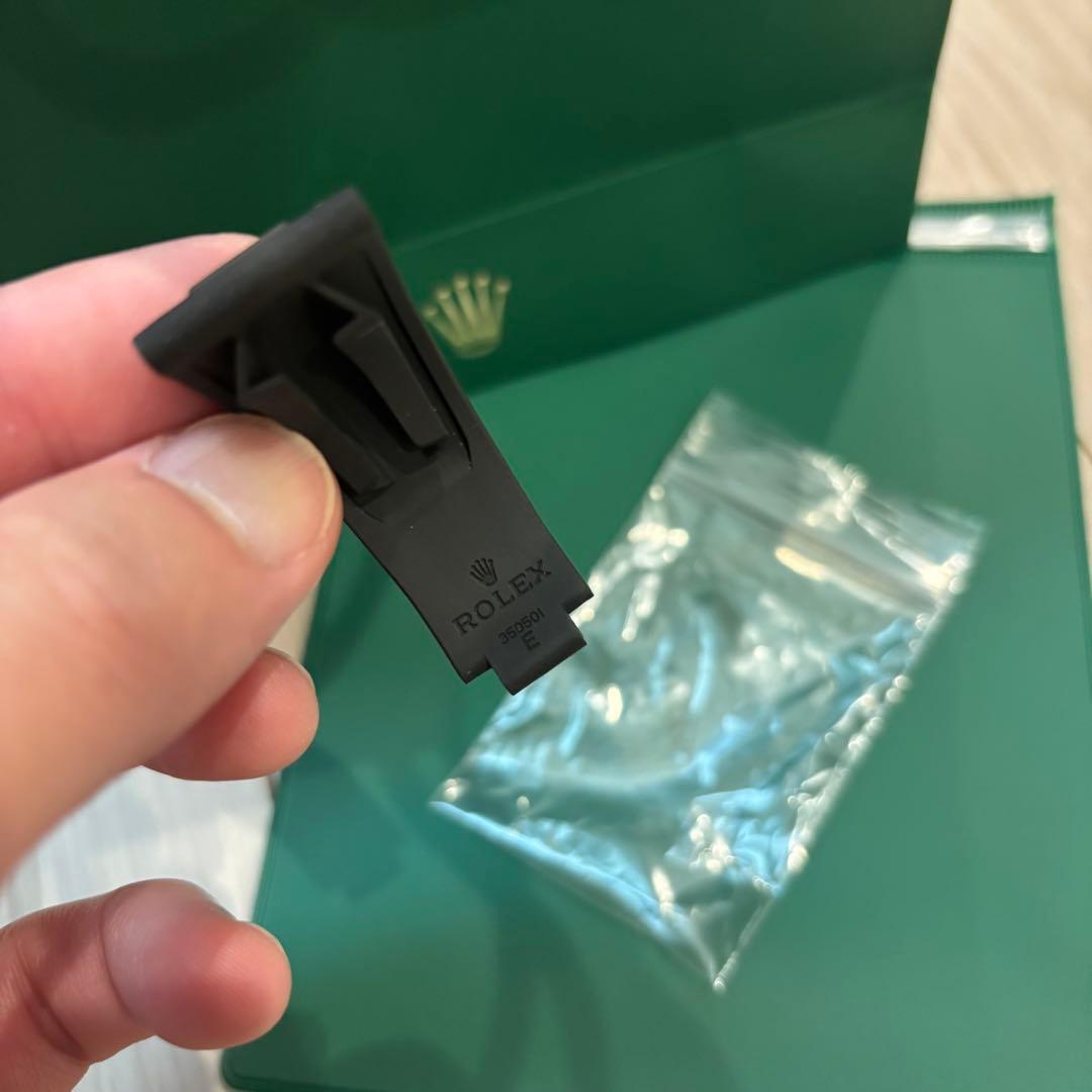 ROLEX OYSTERFLEX ラバーベルト ブラック