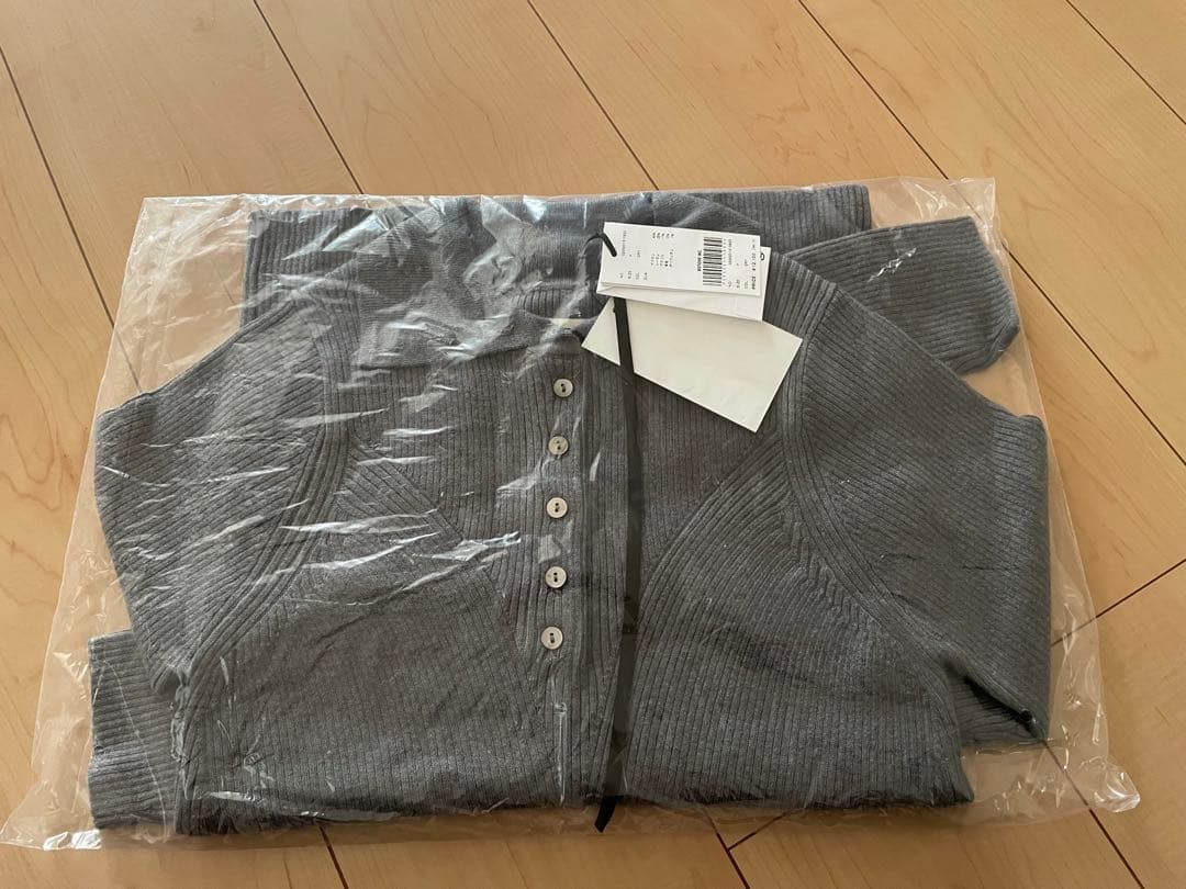 アメリヴィンテージ　UND HIGH NECK BUTTON KNIT TOP