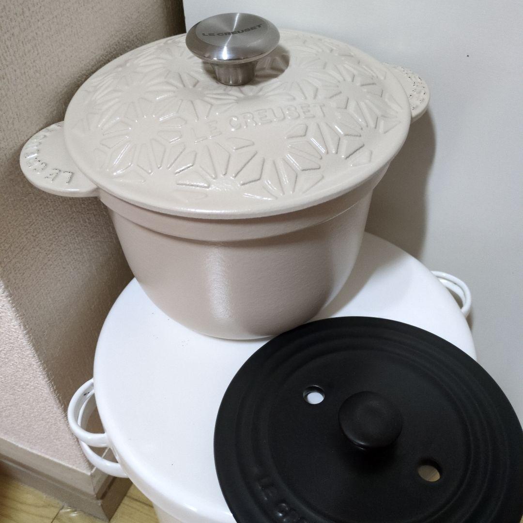 K*y様 Le Creuset ココットエブリィ18　限定和柄ブリオッシュ＋内蓋