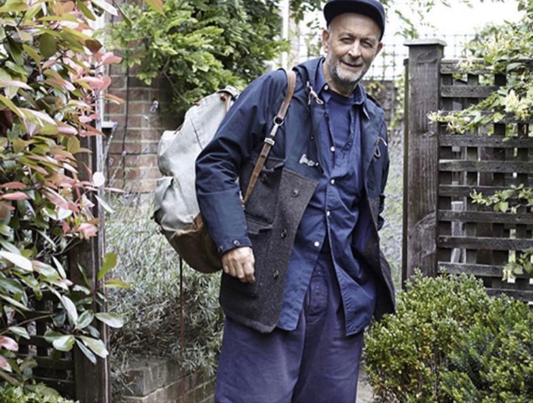 ナイジェルケーボン カメラマンジャケット　ネイビー　46 美品