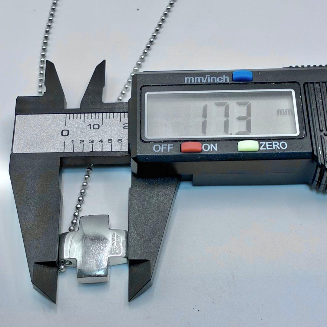 ティファニー　ローマンクロス　ネックレス　ボールチェーン　シルバー　美品