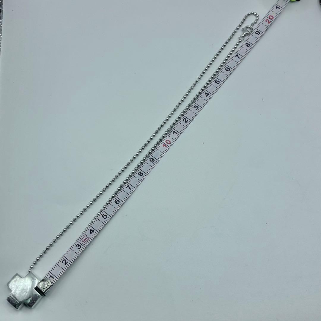 ティファニー　ローマンクロス　ネックレス　ボールチェーン　シルバー　美品