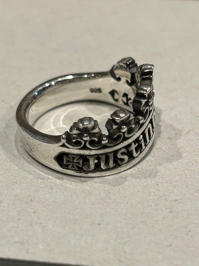 ジャスティンデイビス SRJ452 ヴィクトリア　クラウン　約24号 指輪