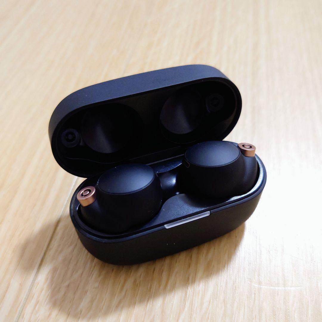 ソニー WF-1000XM4 バッテリー新品交換済 ブラック ワイヤレスイヤホン