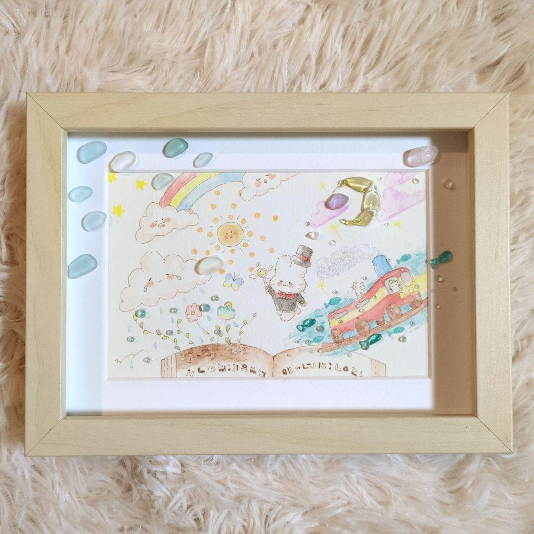 Miriaページ 　☆シーグラスアート☆　☆手描きイラスト☆　☆原画☆