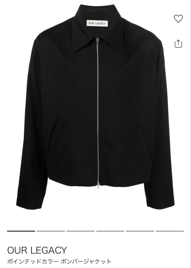 ジャケット・アウター OUR LEGACY MINI JACKET size 46