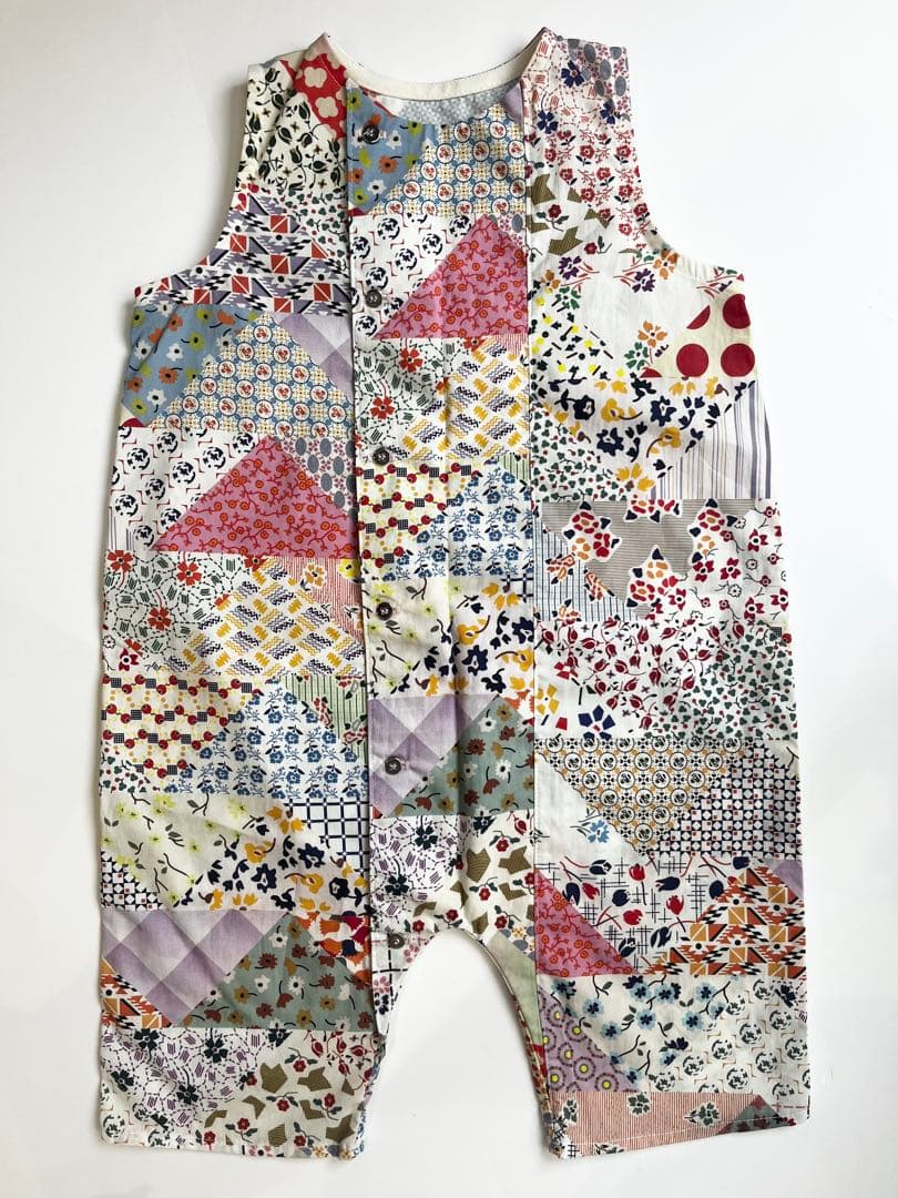 ロンパース・カバーオール yay for you The Andy-Faux quilt 2T