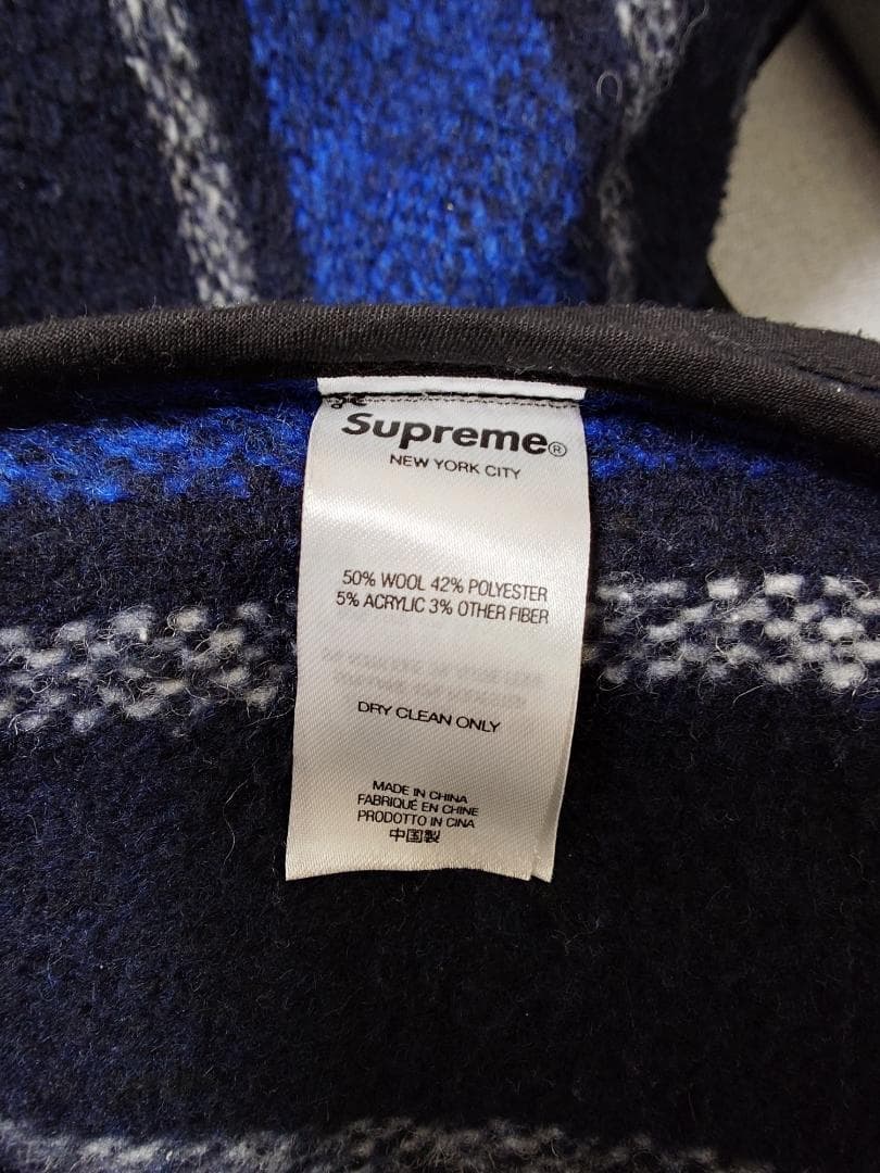 【レア商品】Supreme ストライプ柄フード付きジャケット×ヨウジヤマモト