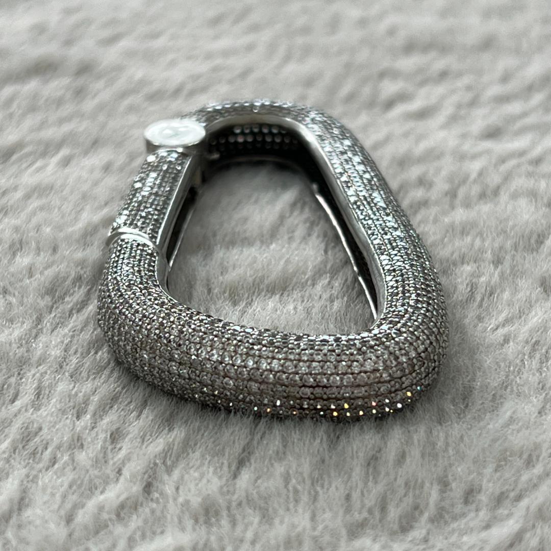 フック カラビナ ラグジュアリー キーホルダー ネックレス アクセサリー