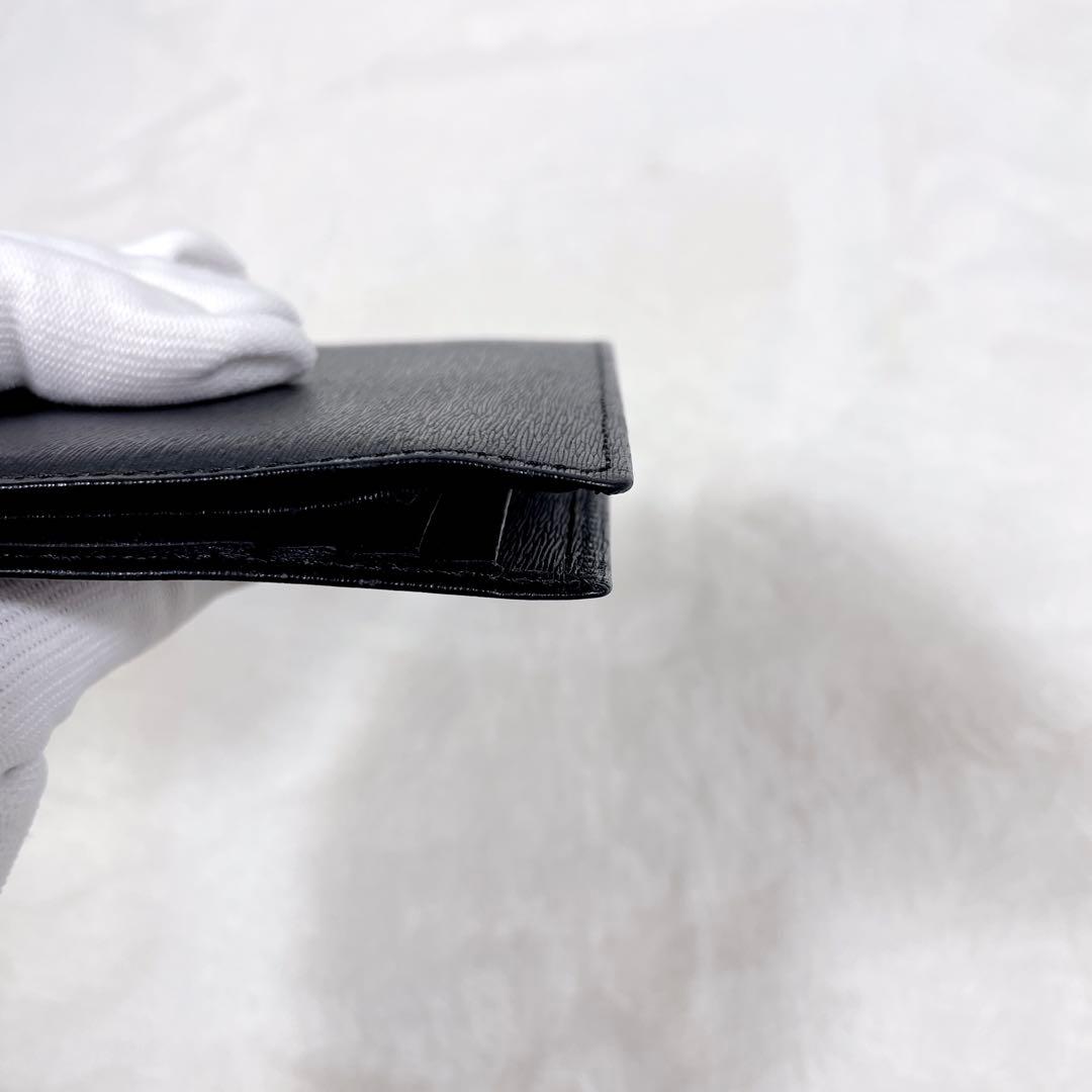 極美品 PORTER ポーター カレント マネークリップ 2つ折り財布 黒