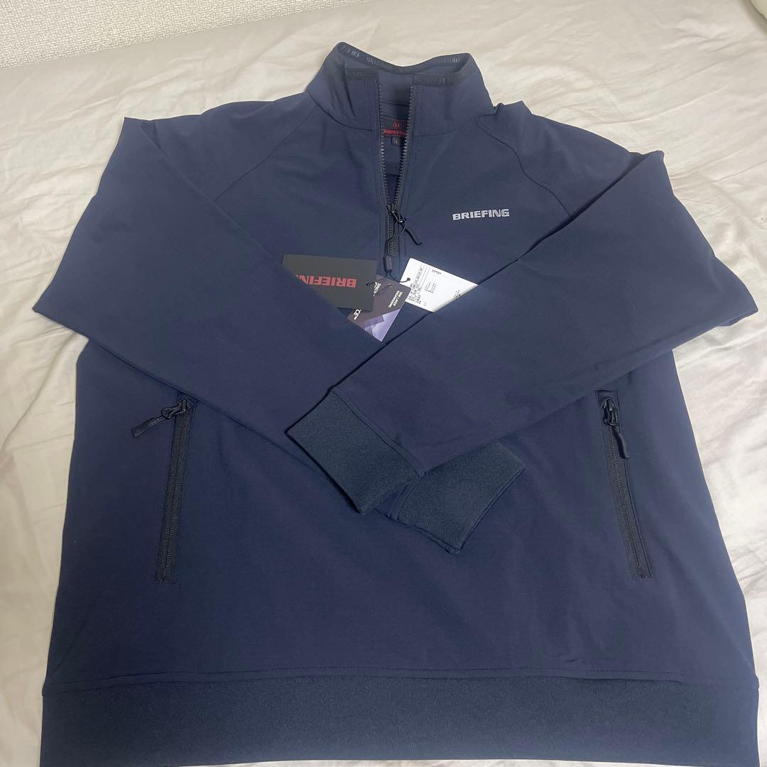 BRIEFING ストームフリース ハーフジップ　L ブラック新品タグ付き‼️