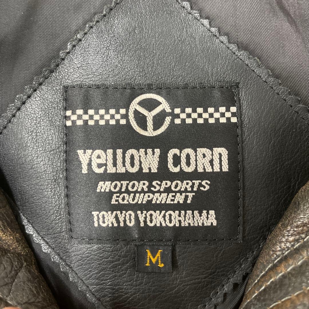 イエロー コーン YeLLOW CORn 牛革 レザー ライダース ジャケット