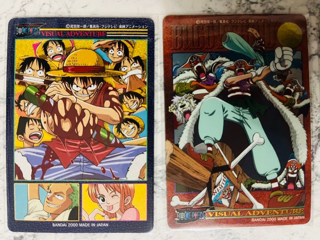 美品 ワンピースカードダス ビジュアルアドベンチャー 4枚 ONE PIECE