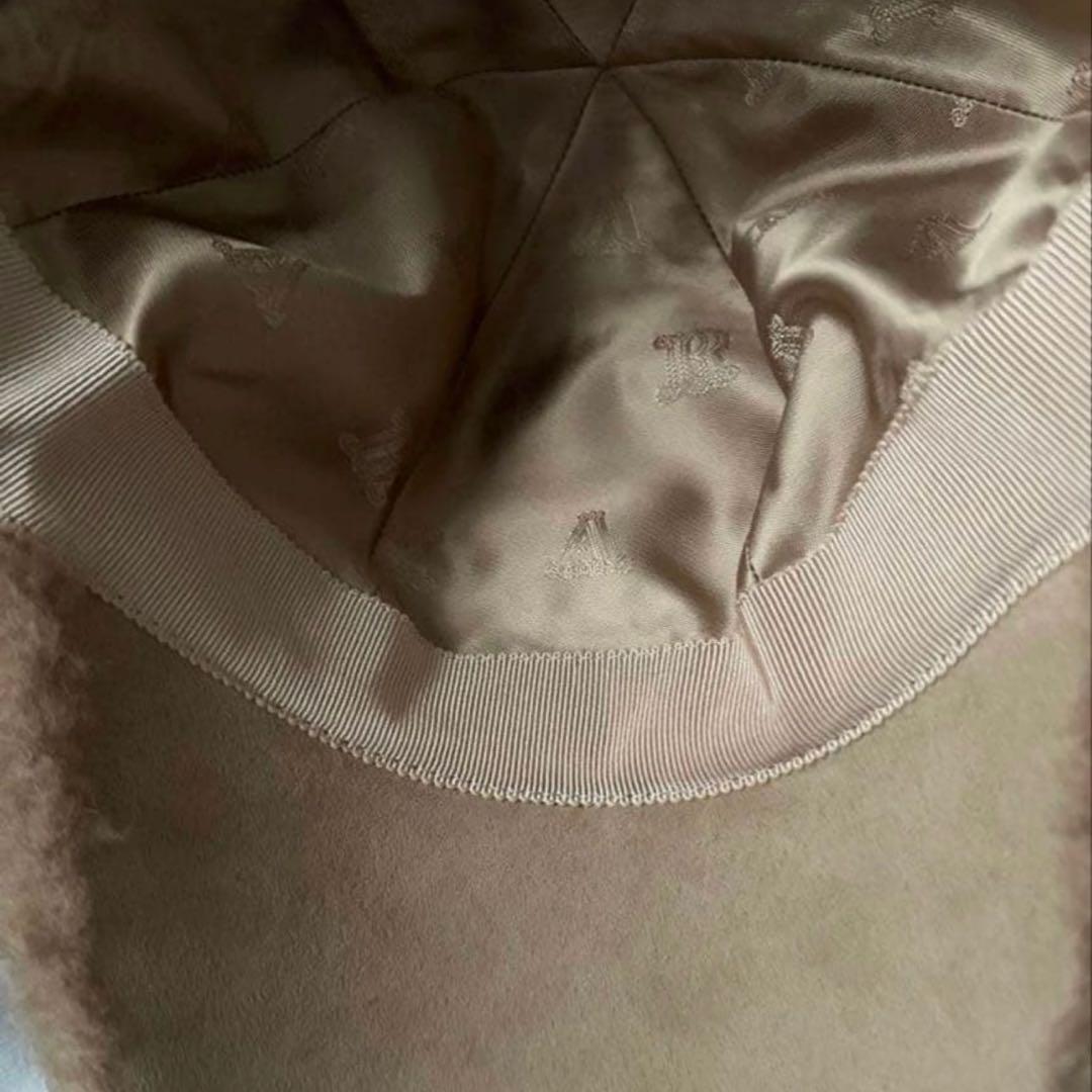 マックスマーラ　テディベア　キャップ　キャメル57㎝